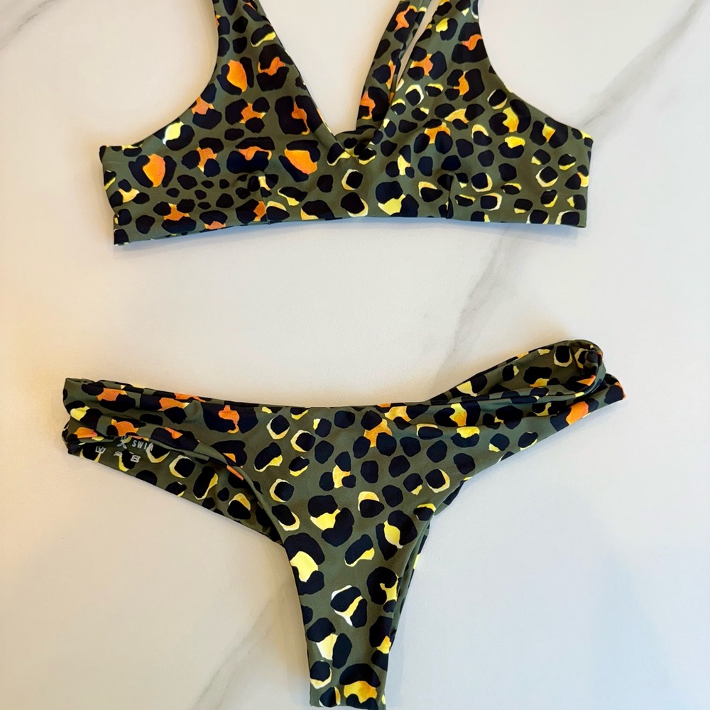 Toco Swim Leopard Print Bikini Set